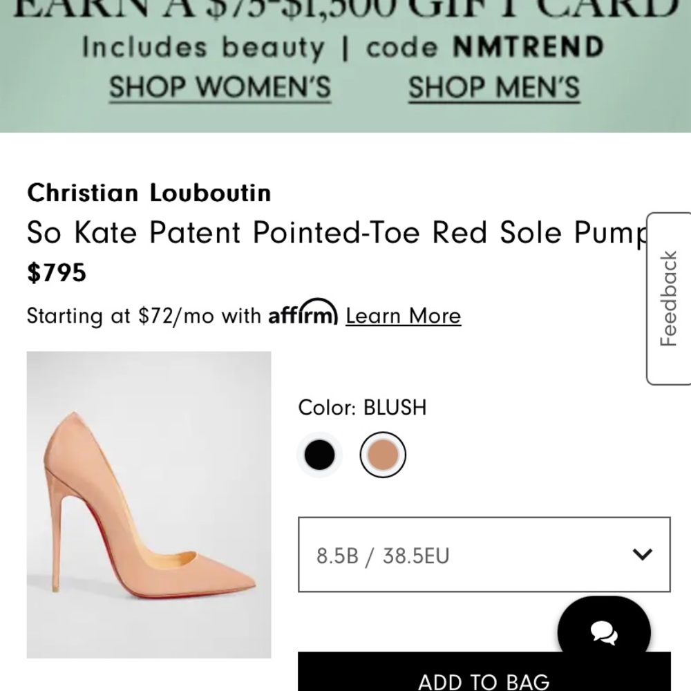 Christian Louboutin So Kate Pumps 120mm heel